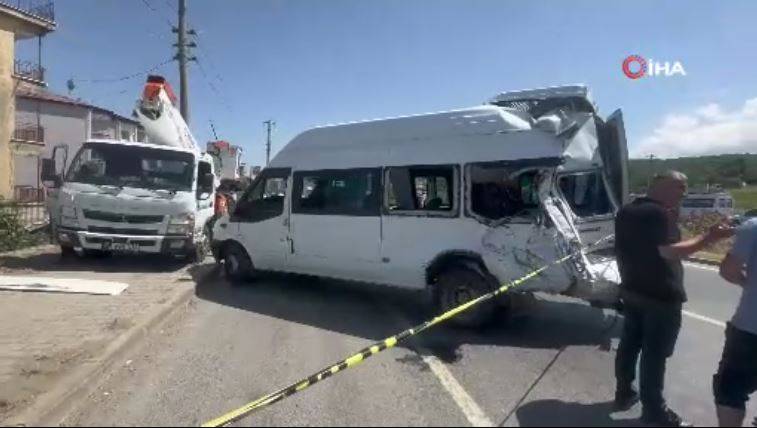 Kamyon evin bahçesine uçtu! Çok sayıda yaralı var 18